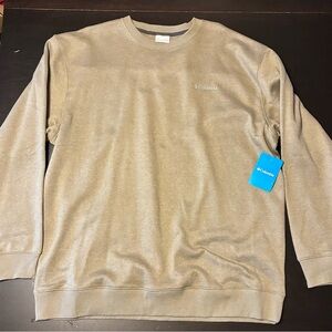 Columbia Men's Beige Crewneck Sweater